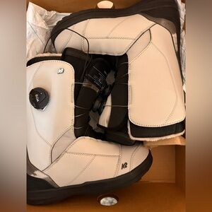 K2 Snowboard Boots in Black and Cream